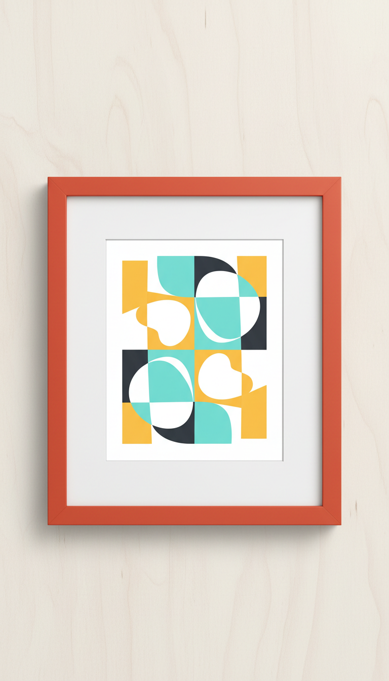 Sunbeam yellow abstract digital print