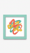 Aqua mint modern brushstroke file