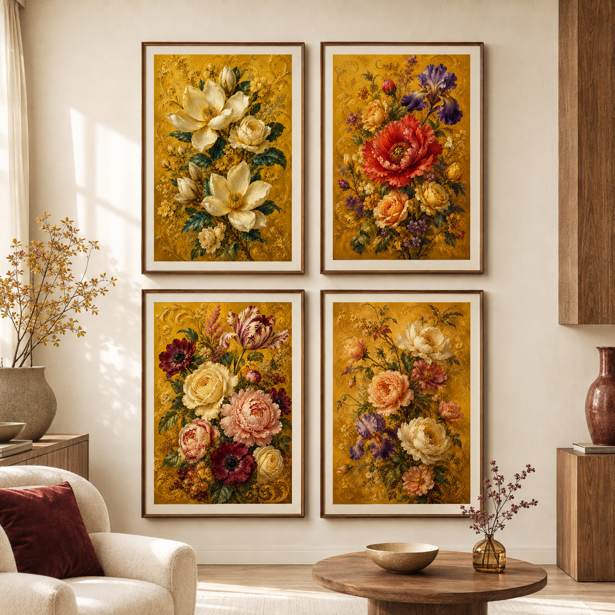 Gilded Bouquet