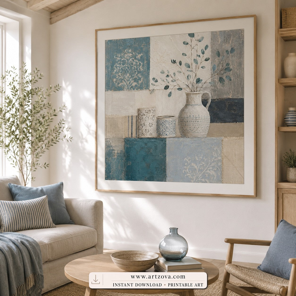 Quiet Blue Blooms