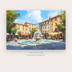 European printable european theme art in Brown and Tan - Artzova