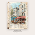 Soft Color City – city wall art printable wall art in Brown and Cream