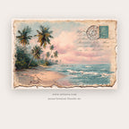 Still Moment Tide – coastal wall art printable wall art in Beige and Cream