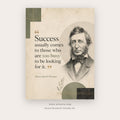 Success Comes to the Busy printable motivational quote wall art