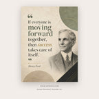 Coming Together Is Progress printable motivational quote wall art