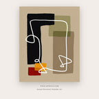 Modern Blocks in Motion printable abstract wall art