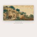 Elephant at the Old Fort Gate printable indian art