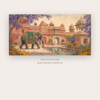 Royal Elephant at the Pink Palace printable indian art