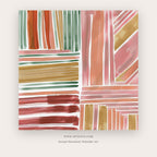 Peach Abstract printable abstract wall art in Peach and Blush Pink - Artzova