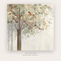 Whispering Canopy printable modern tree wall art - Artzova